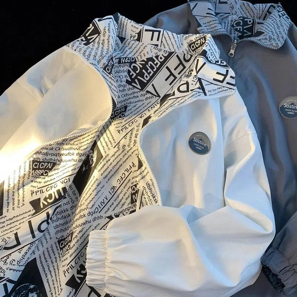 Giacca Donna Reversibile con Stampa Design Slim - Brentozzi