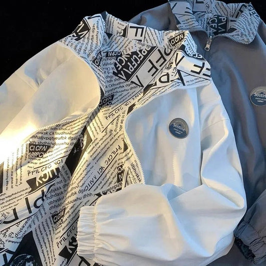 Giacca Donna Reversibile con Stampa Design Slim - Brentozzi