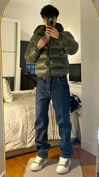 Giacca Uomo Invernale Imbottita Foderata Sherpa