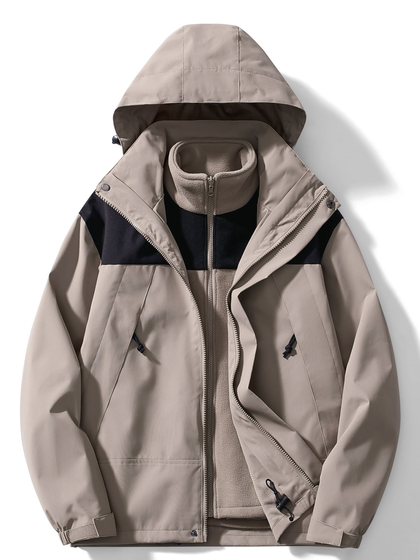 Giacca Invernale Uomo in con Cappuccio Stile Multifunzionale