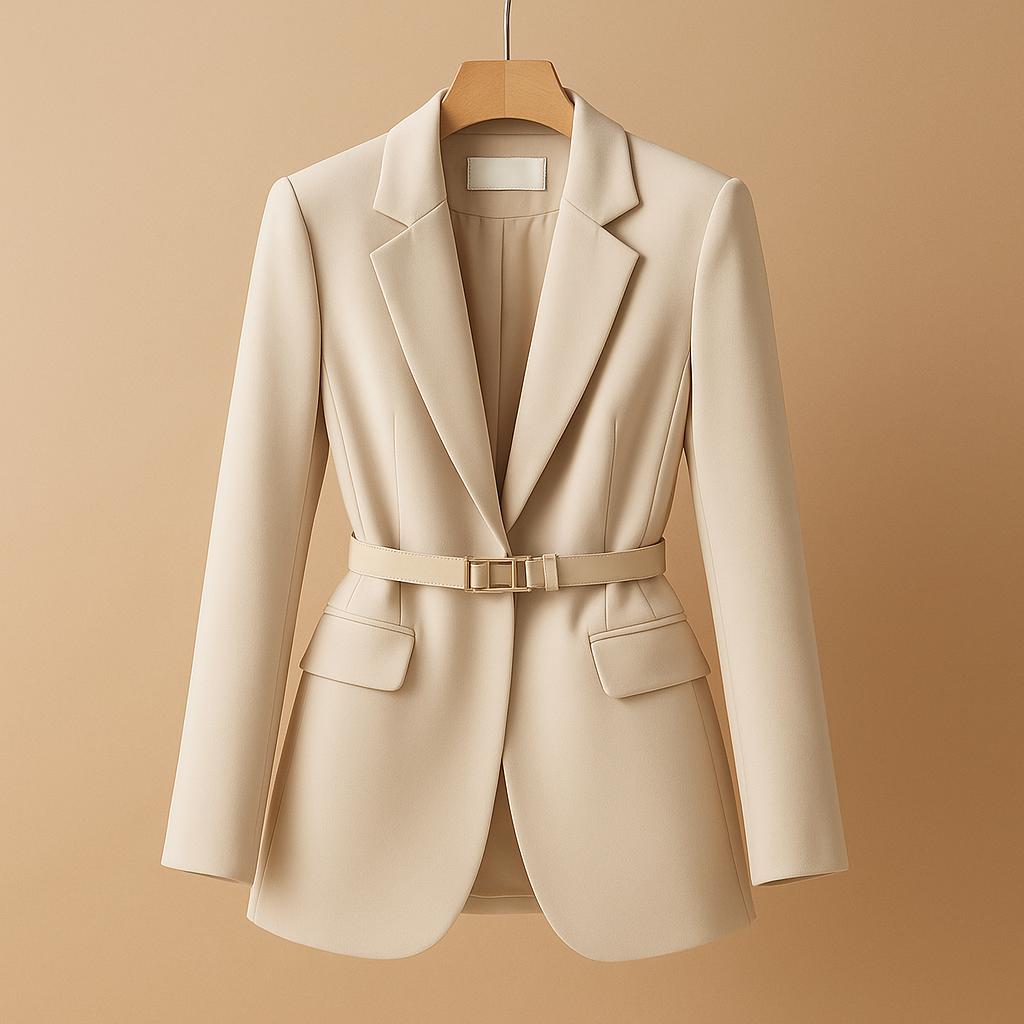 Blazer Donna Sagomato Linee Strutturate Elegante - Brentozzi