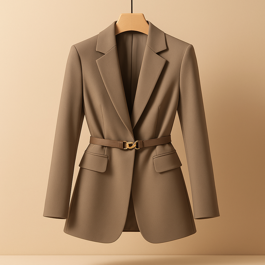 Blazer Donna Sagomato Linee Strutturate Elegante