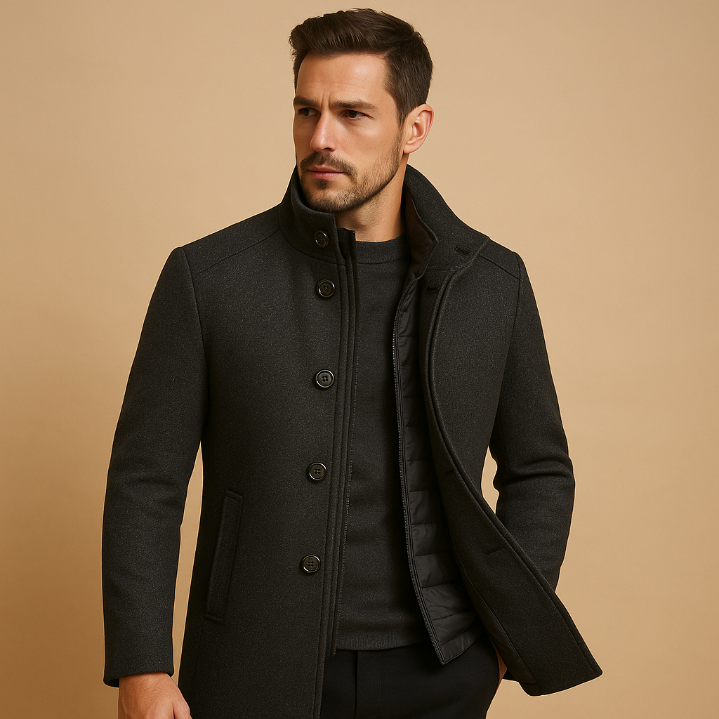 Cappotto Uomo Invernale Taglio Dritto