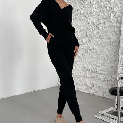 Completo Donna Maglia e Pantaloni in Maglia