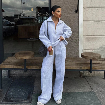 Completo Donna Pantaloni e Felpa Vestibilità Regular - Vesarelli