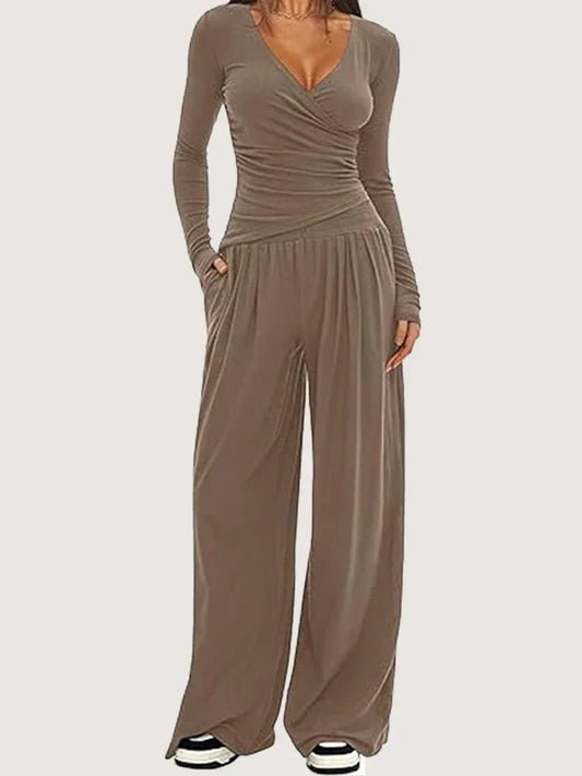 Completo Sportswear Donna Pantaloni Ampi Maniche Lunghe - Vesarelli