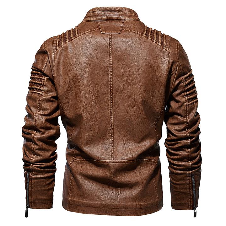 Giacca Pelle Uomo Stile Classico