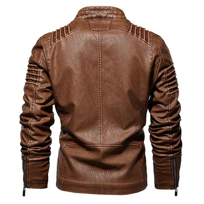 Giacca Pelle Uomo Stile Classico