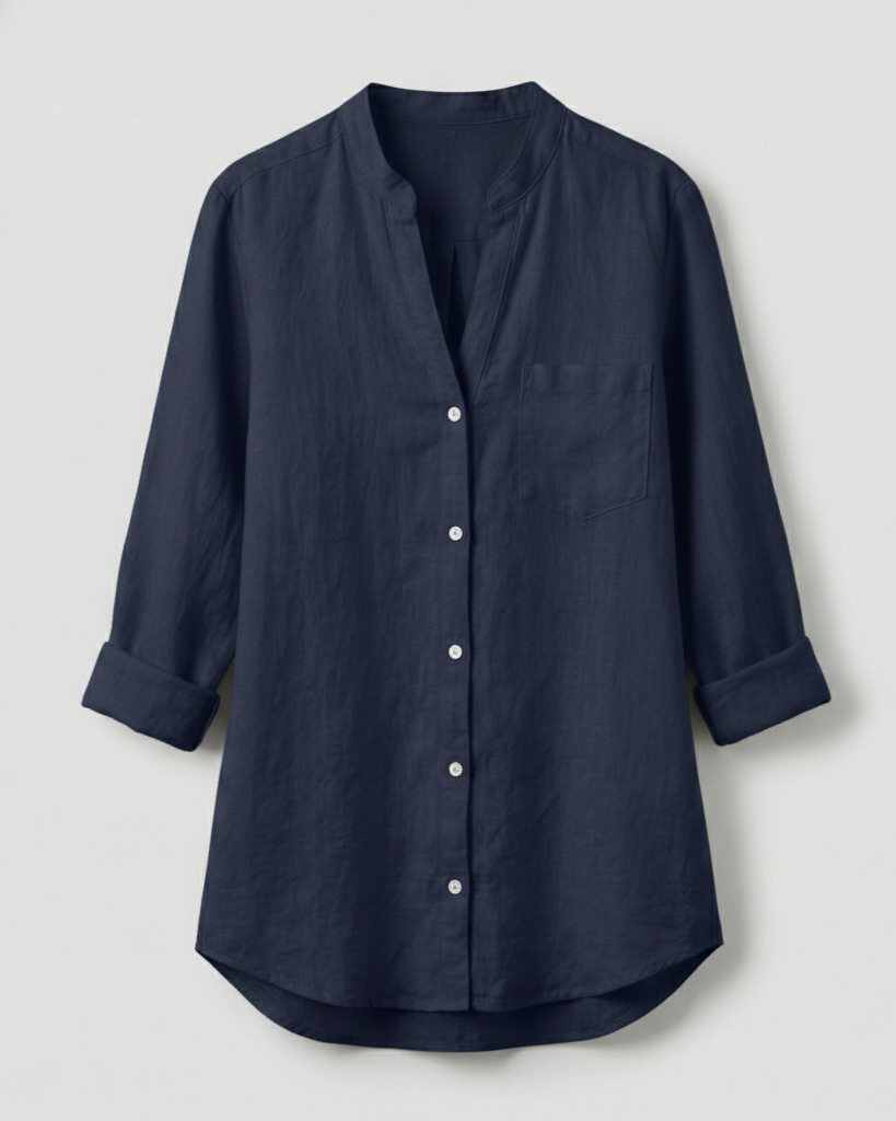 Camicia Donna Cotone Vestibilità Larga