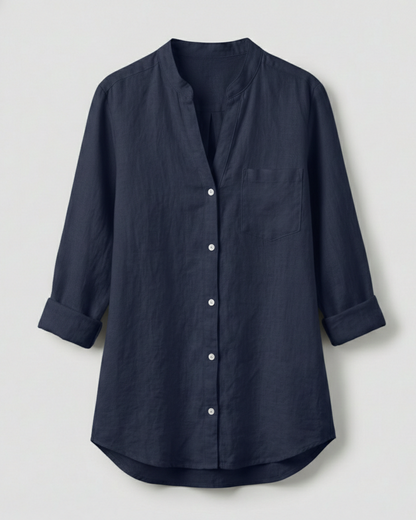 Camicia Donna Cotone Vestibilità Larga