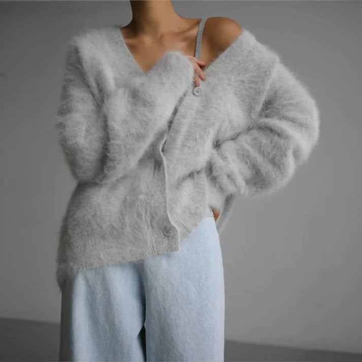 Cardigan Donna in Maglia Caldo Invernale