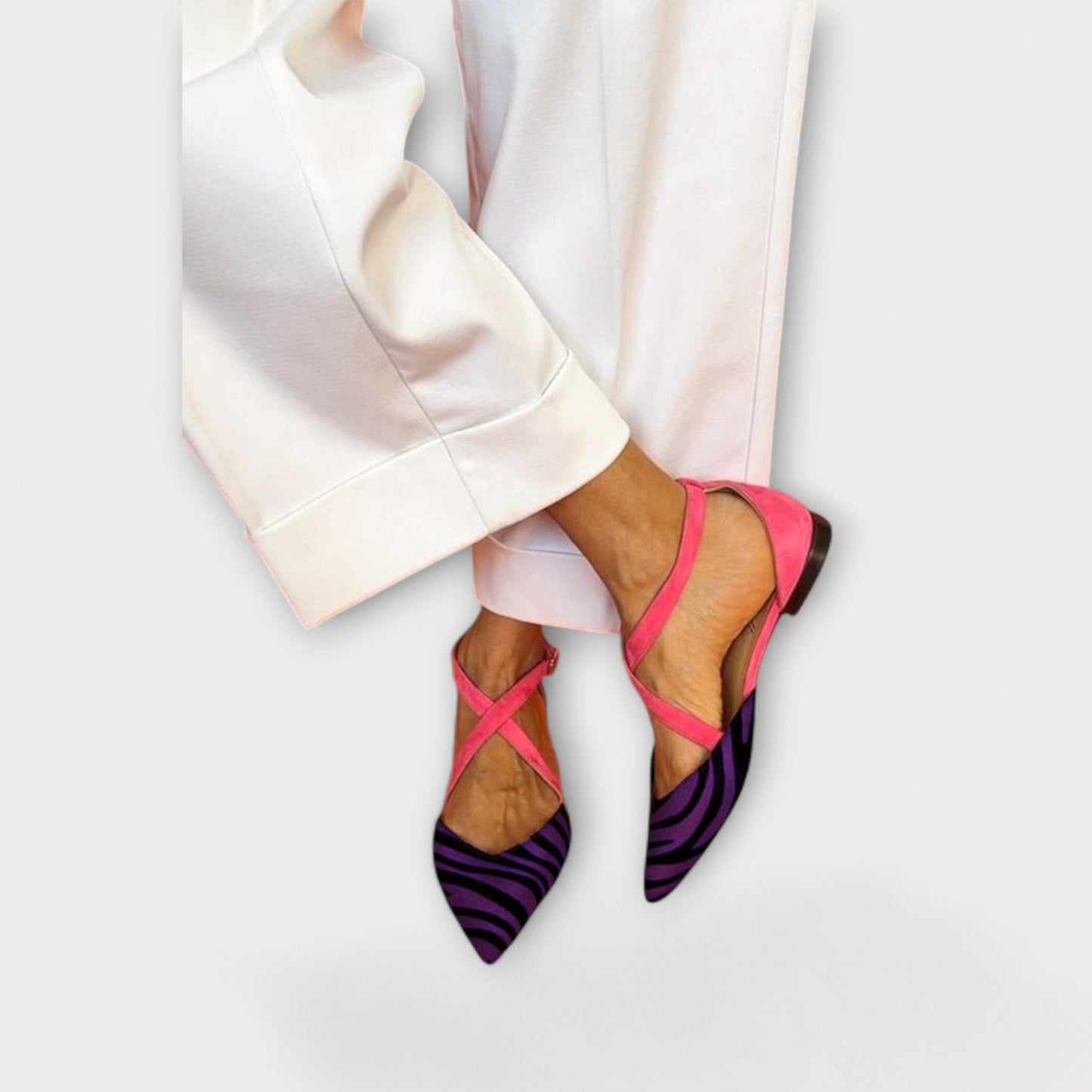 Ballerine Donna in Tessuto Elastico Comfort