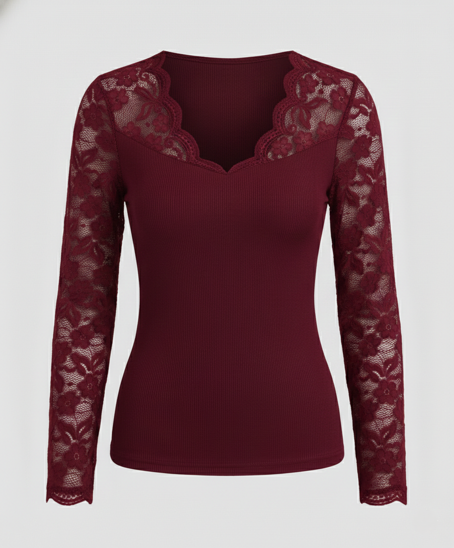 Body Donna in Pizzo Elegante Slim Fit