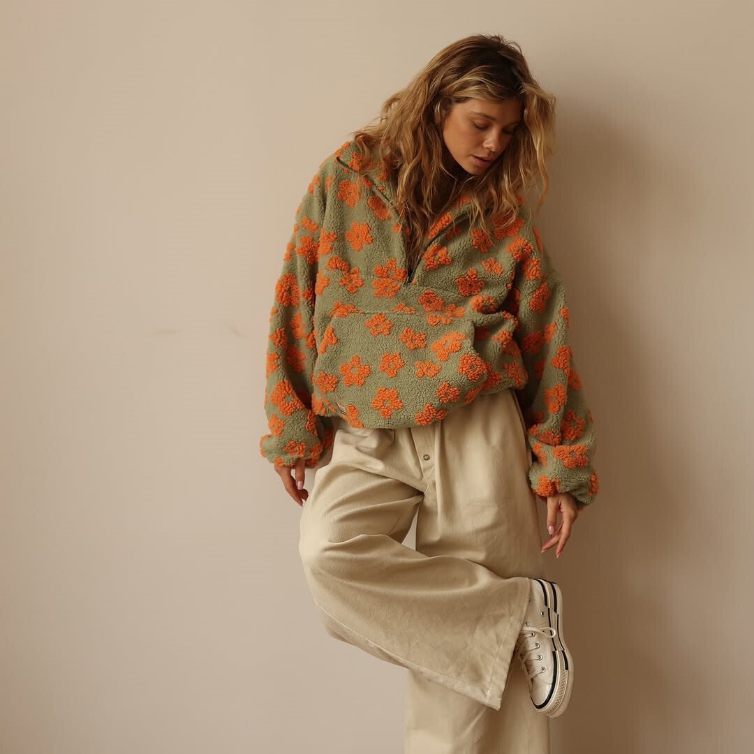 Felpa Unisex in Pile Morbido Regular Fit