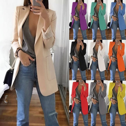 Blazer Donna Elegante per Ufficio Classico