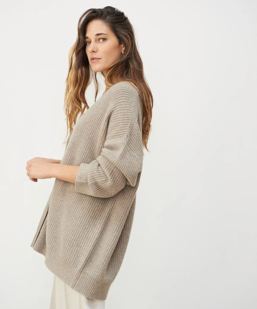 Cardigan Lungo Donna Elegante