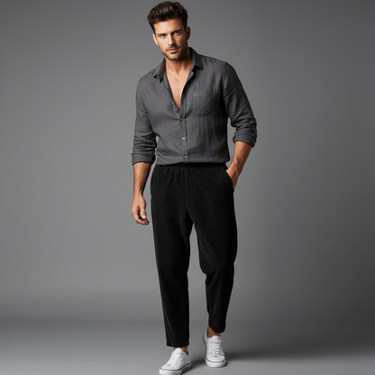 Pantaloni Uomo Taglio Largo Vestibilità Comoda - Brentozzi