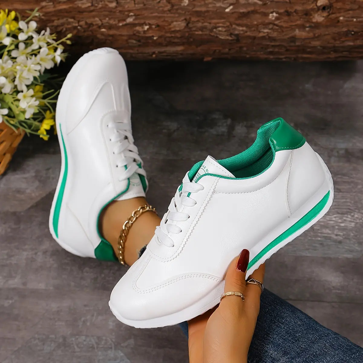 Sneaker Donna Comode Tessuto Traspirante