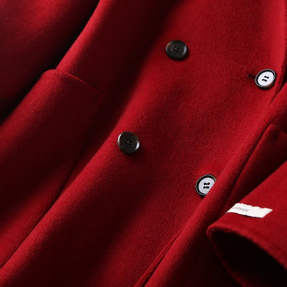 Cappotto Donna Lana Doppiopetto Classico