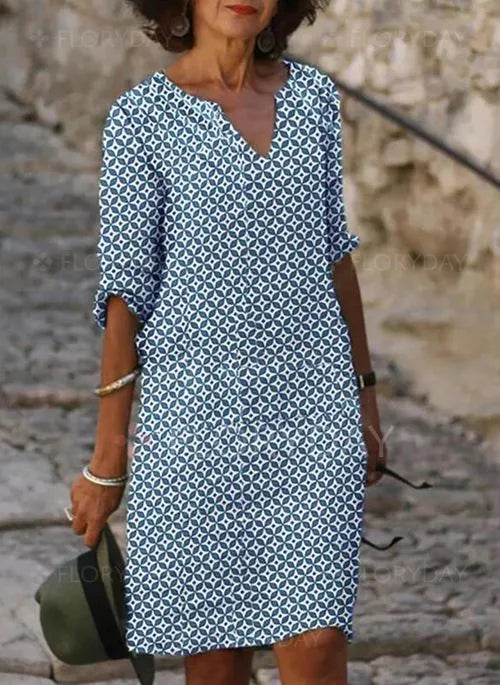 Abito Estivo Donna Fantasia Scollo a V