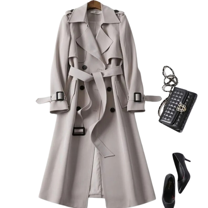 Trenchcoat Donna Leggero Classico Stile Elegante
