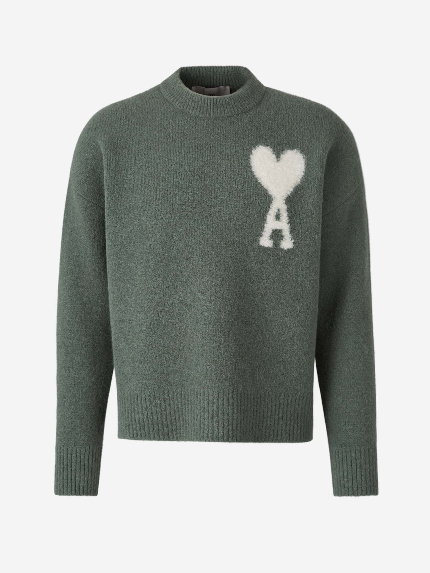 Maglione Donna in Maglia Motivo Cuore Regular Fit