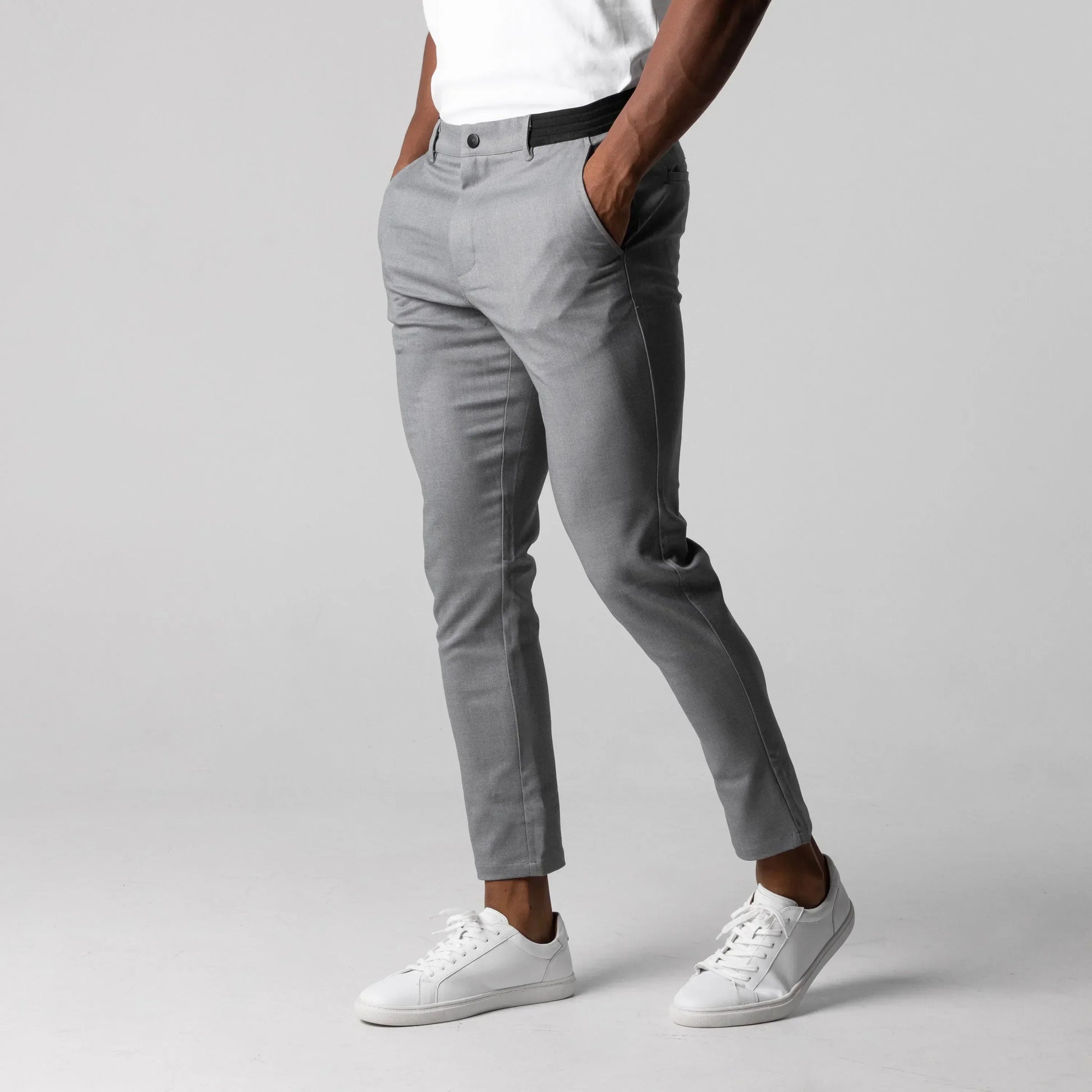 Pantaloni Chino Uomo Slim Fit Elastici Eleganti - Brentozzi