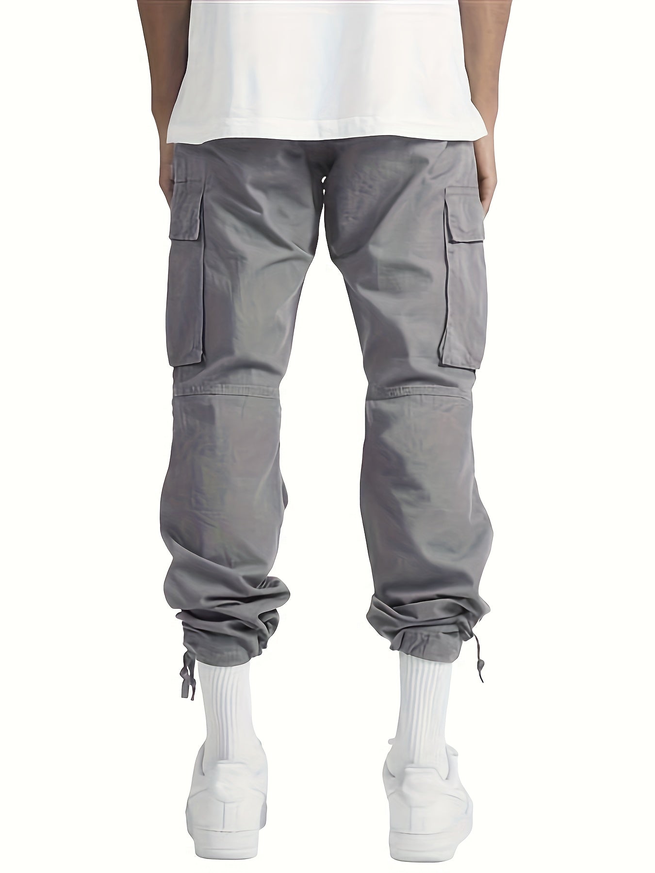 Pantaloni Cargo Uomo Baggy Lunghezza Lunga
