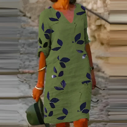 Abito Estivo Donna Scollo a V Manica