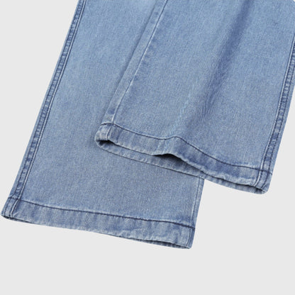 Jeans Baggy Donna Casual Vestibilità Ampia