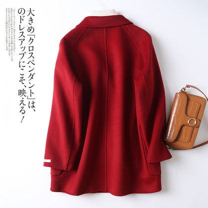 Cappotto Donna Lana Doppiopetto Classico