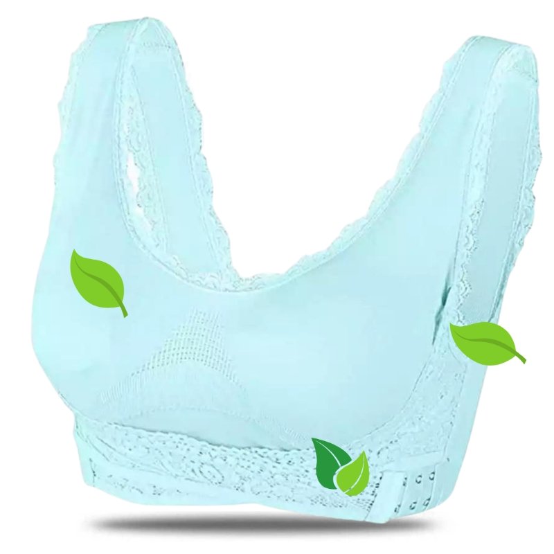 Reggiseno Sportivo Donna Senza Fili con Chiusura Frontale Incrociata