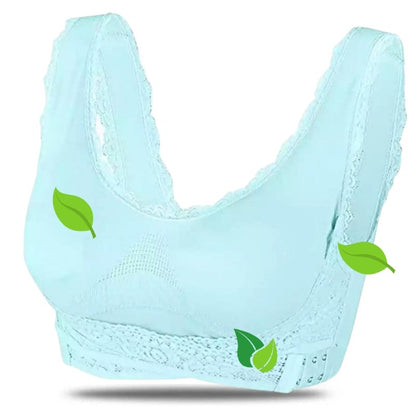 Reggiseno Sportivo Donna Senza Fili con Chiusura Frontale Incrociata