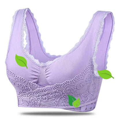 Reggiseno Sportivo Donna Senza Fili con Chiusura Frontale Incrociata