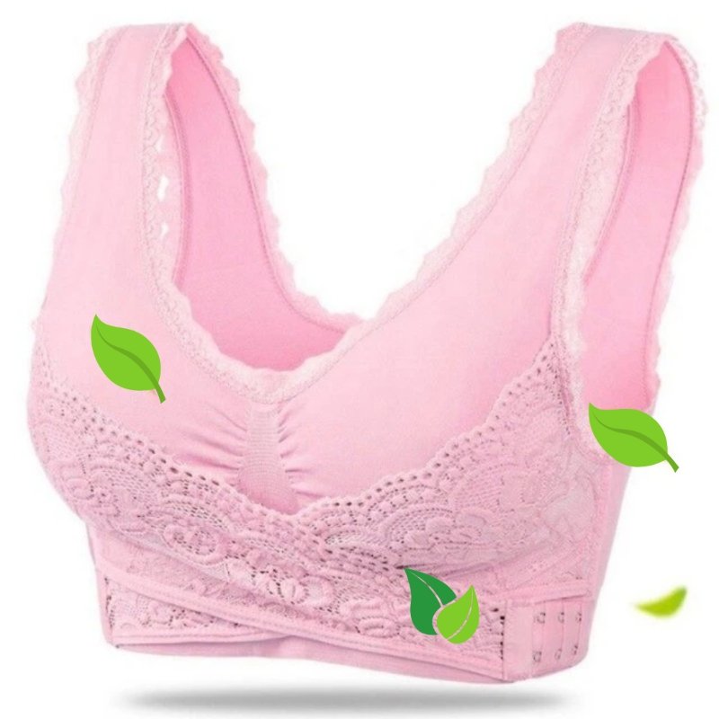 Reggiseno Sportivo Donna Senza Fili con Chiusura Frontale Incrociata