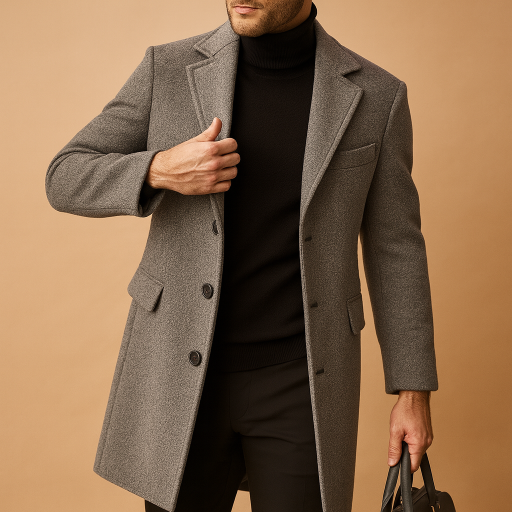 Cappotto Uomo Lungo Invernale Classico