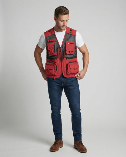 Gilet Uomo Multitasche Leggero