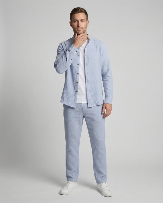 Completo Uomo Lino Leggero Vestibilità Casual - Brentozzi