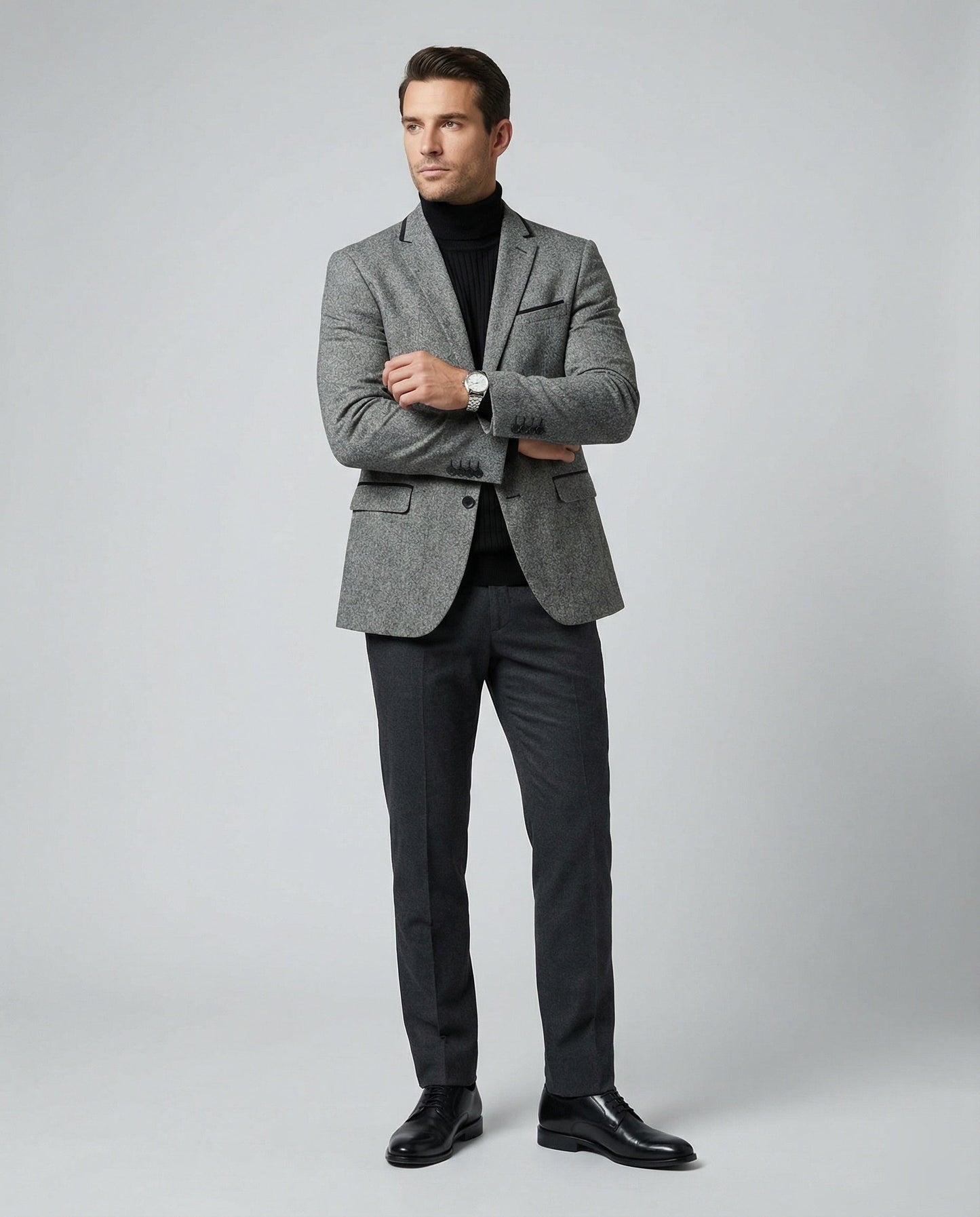 Giacca Uomo Business Glencheck Slim Fit
