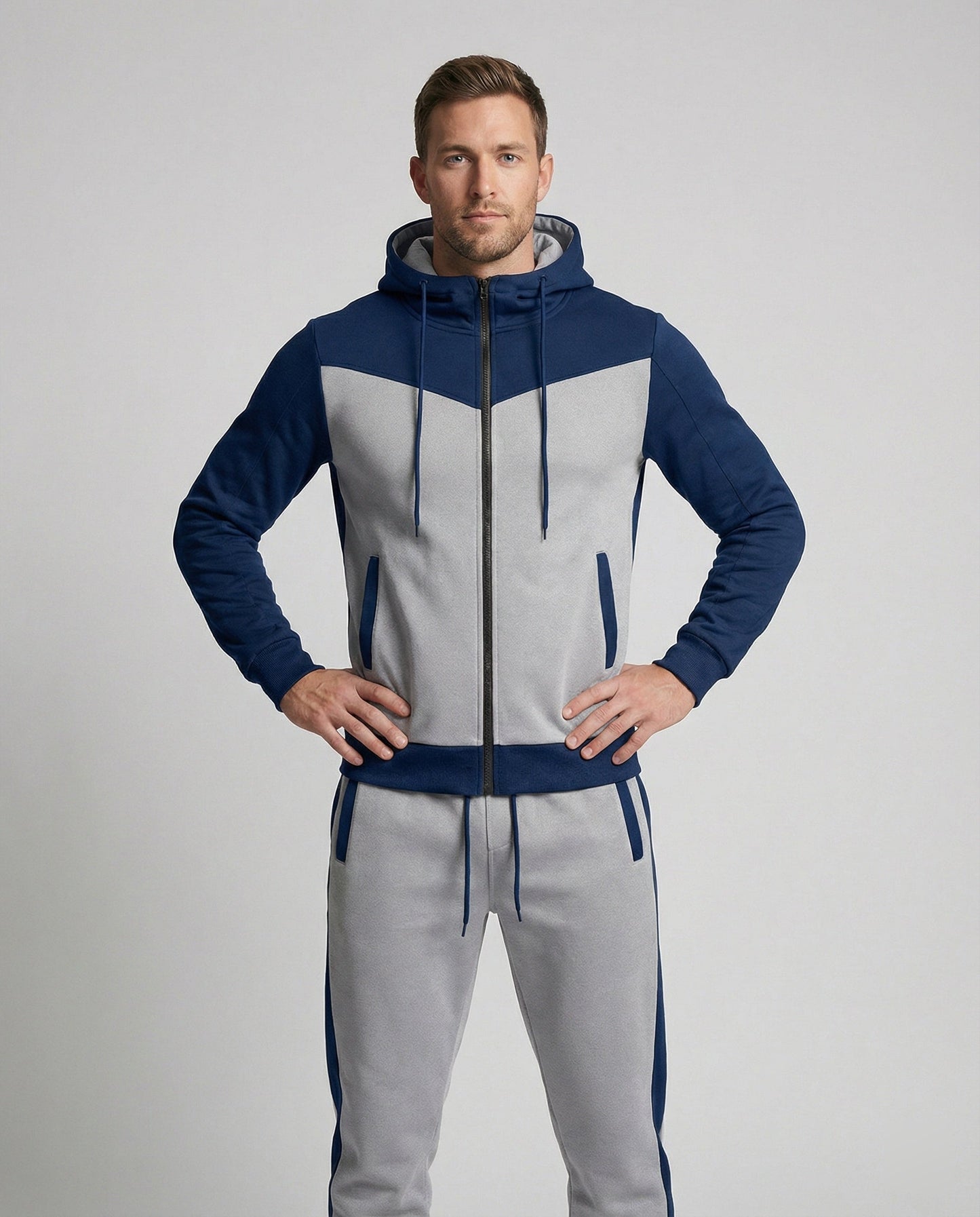Tuta Sportiva Uomo con Cappuccio e Pantaloni Jogging - Brentozzi