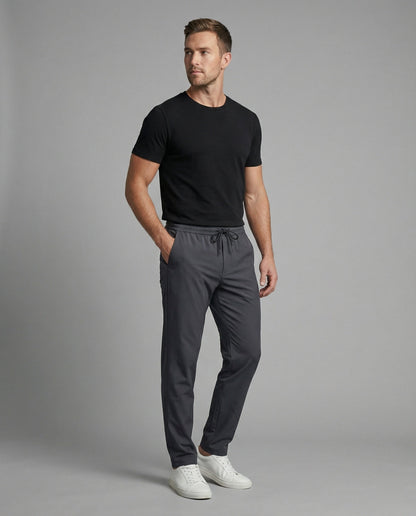 Pantaloni Chino Uomo Elastici con Coulisse