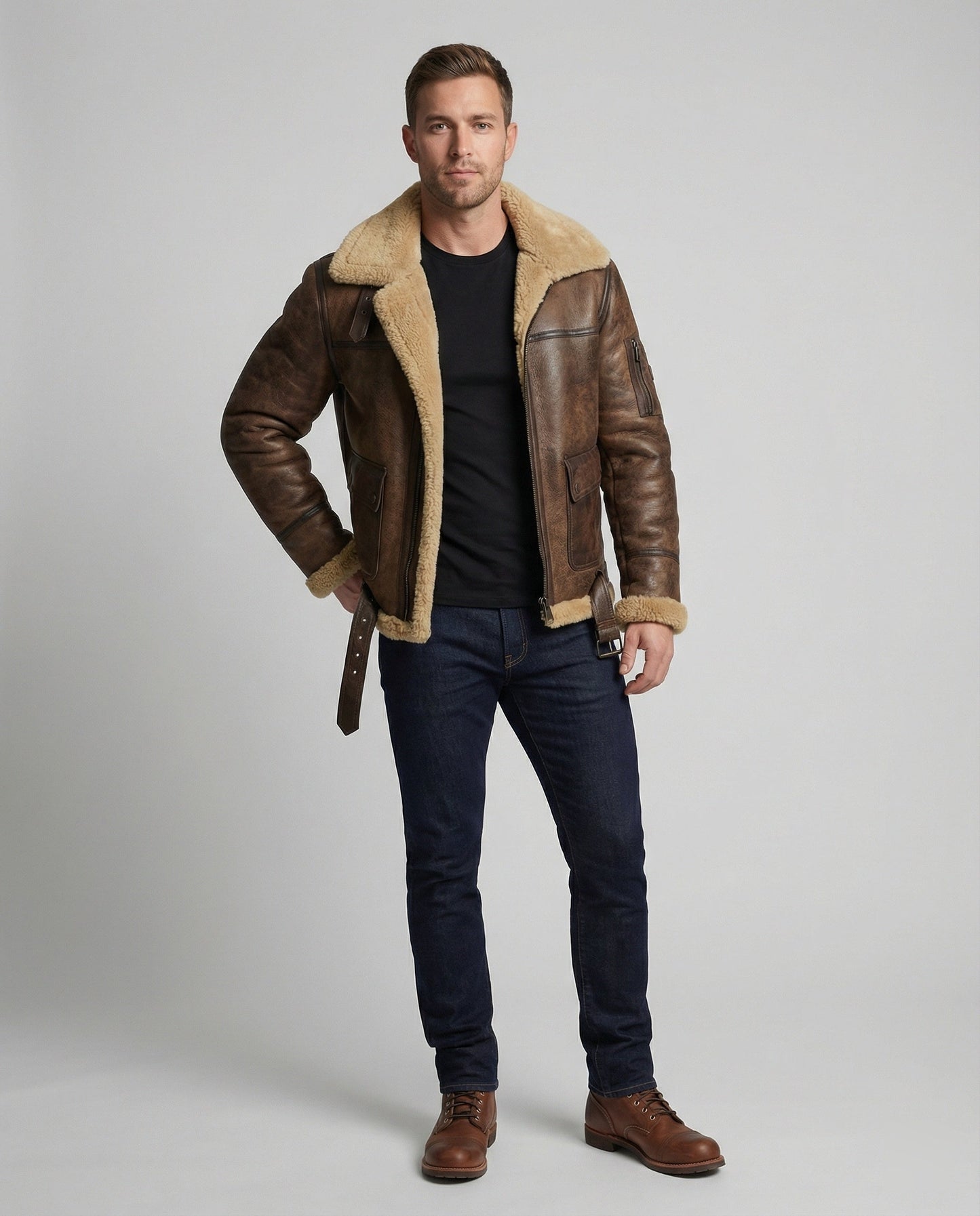 Giacca Uomo Collo Alto Classica