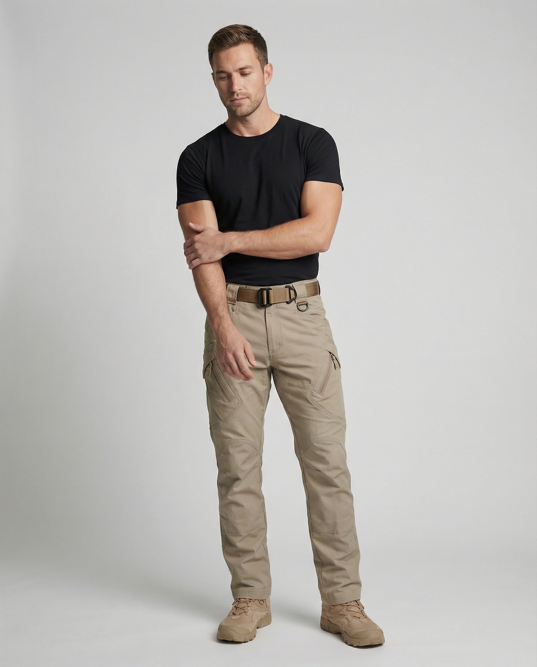 Pantaloni Uomo Outdoor Tessuto Tecnico Comfort Elasticità - Brentozzi