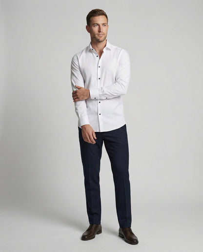 Camicia Uomo Stretch Traspirante Senza Stiro