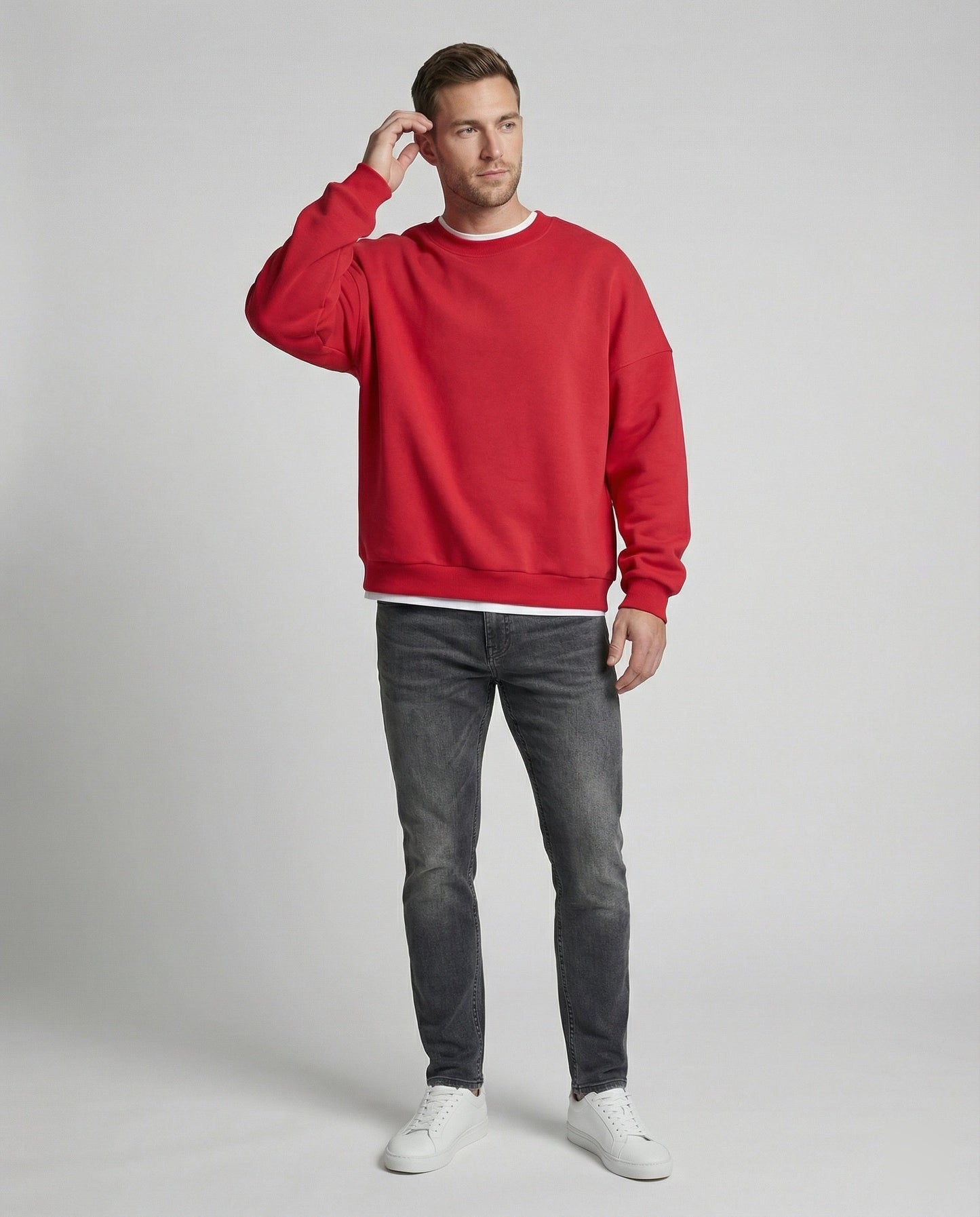 Felpa Uomo Oversize Casual