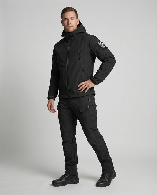Giacca e Pantaloni Outdoor Uomo Tessuto Tecnico Impermeabile - Brentozzi