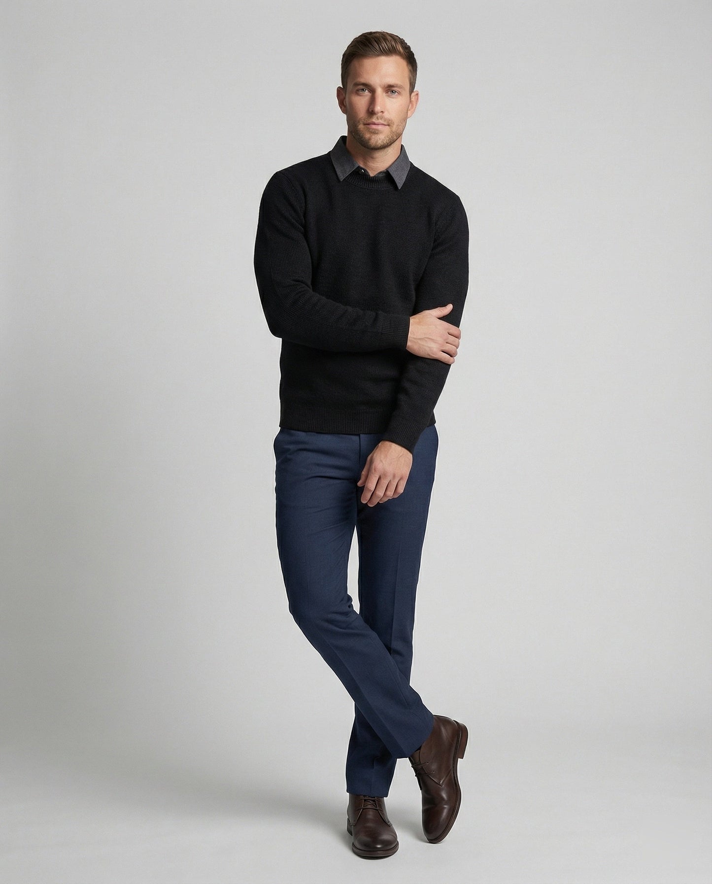 Maglione Uomo in Maglia Sottile Classico