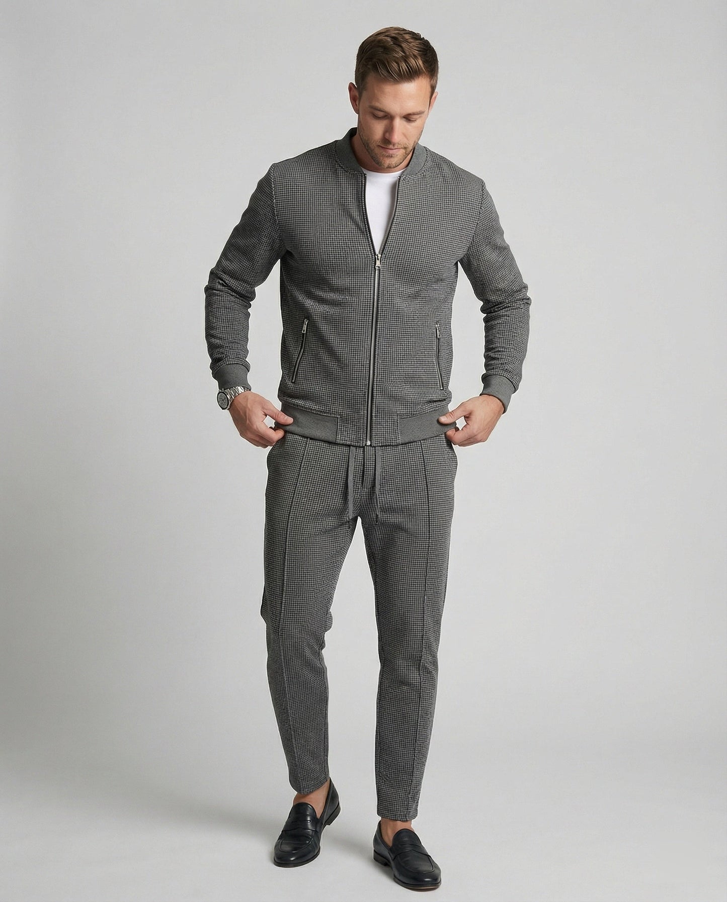 Tuta Uomo Tempo Libero Stile Casual Comoda - Brentozzi