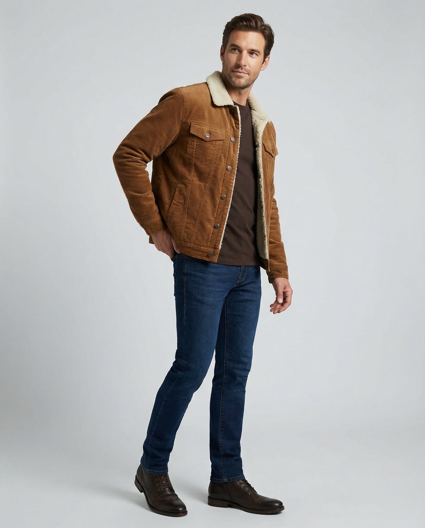 Giacca Uomo in Corduroy Classica