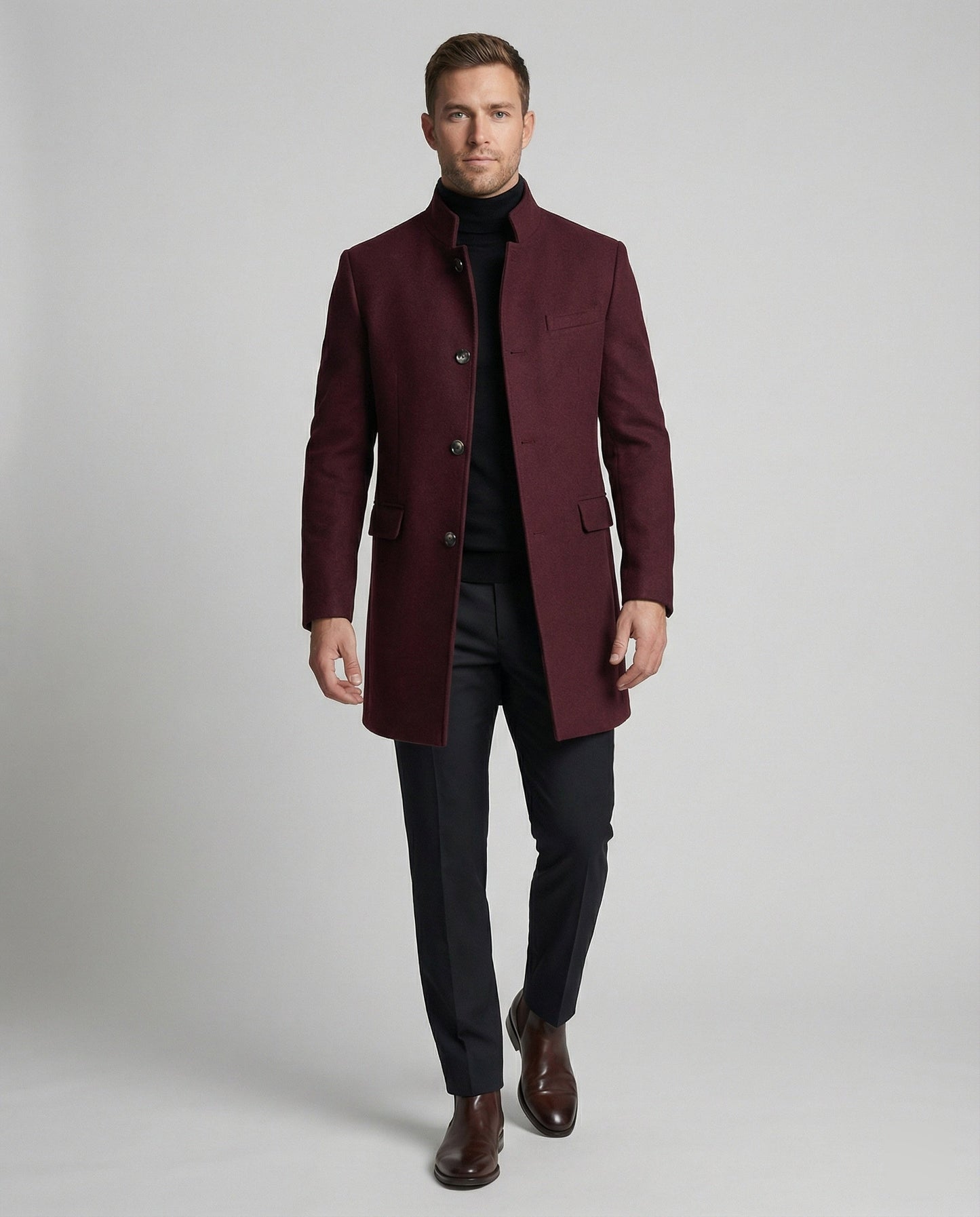Cappotto Uomo Caldo Classico